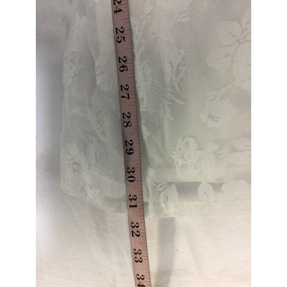 LULU'S XL White Extraordinary Charm Floral Burnout Tie-Strap Jumpsuit NEW B62 - Picture 9 of 11